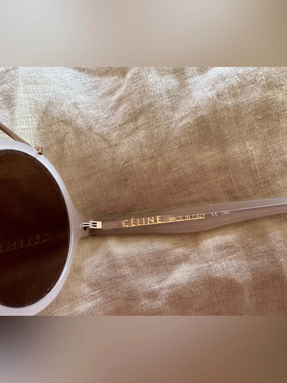 Celine Thin Ella sunglasses - pink frames w amber/brown lenses